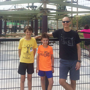 Tom w Theo and Nathaniel